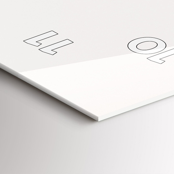 Horloge murale verticale Paysage de cascades en Islande