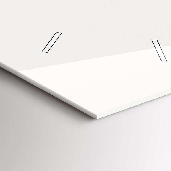 Horloge murale verticale Paysage de cascades en Islande