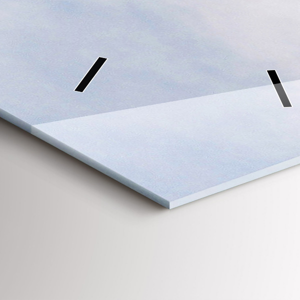 Horloge murale verticale Véhicule dans le désert du Kamtchatka