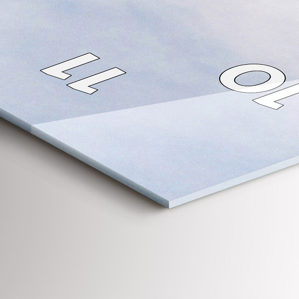 Horloge murale verticale Véhicule dans le désert du Kamtchatka