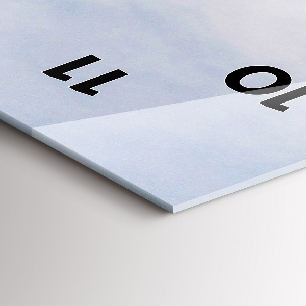 Horloge murale verticale Véhicule dans le désert du Kamtchatka