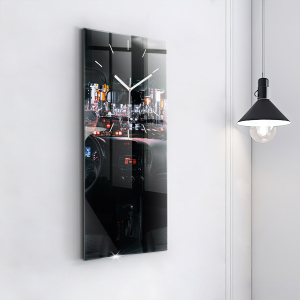Horloge murale verticale Voiture à Tokyo