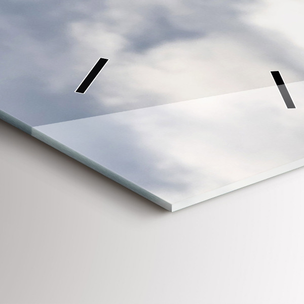 Horloge murale verticale 'Chèvre dans la Vallée d''Aoste'