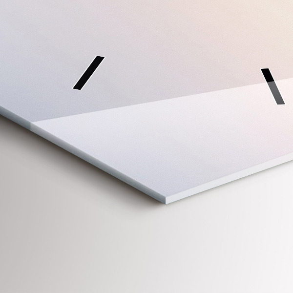 Horloge murale verticale Panorama de Varsovie