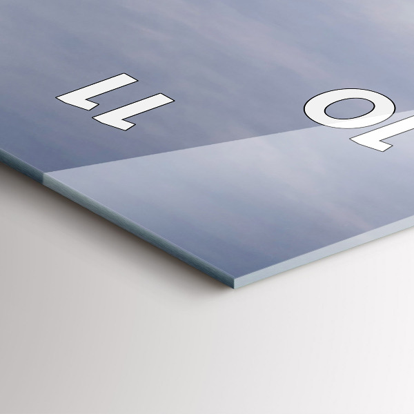 Horloge murale verticale Surfeur de Barcelone