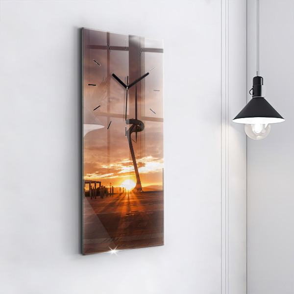 Horloge murale verticale Parc olympique de Barcelone