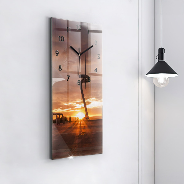 Horloge murale verticale Parc olympique de Barcelone