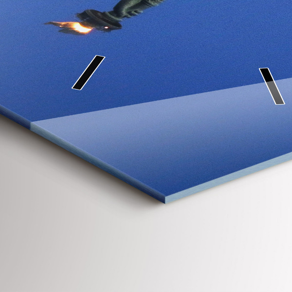 Horloge murale verticale Statue de la Liberté à New York