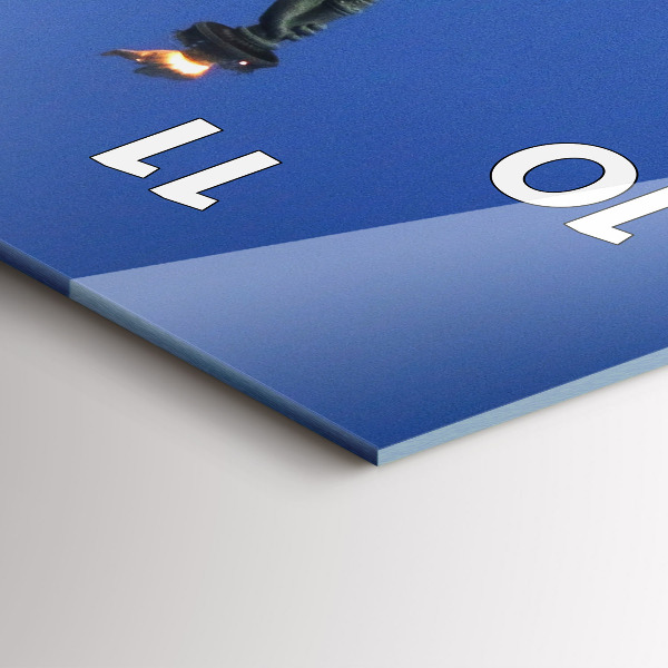 Horloge murale verticale Statue de la Liberté à New York