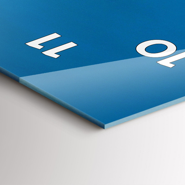 Horloge murale verticale Tower Bridge Londres la nuit