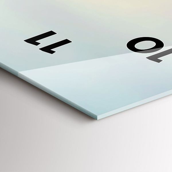 Horloge murale verticale Panorama de Big Ben à Londres