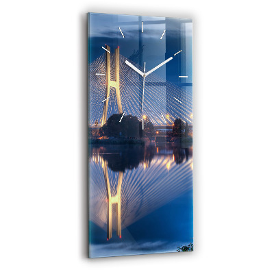 Horloge rectangulaire verticale Pont Rędziński à Wrocław