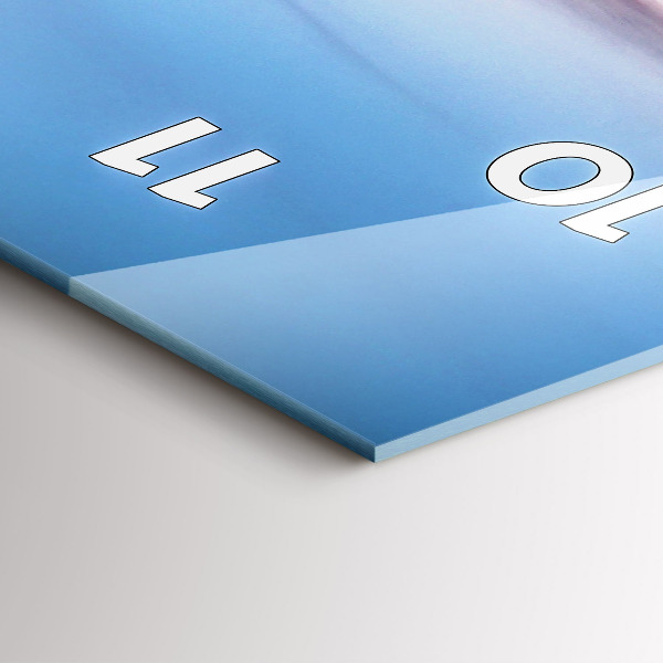 Horloge rectangulaire verticale 'Wroclaw vu d''un drone'