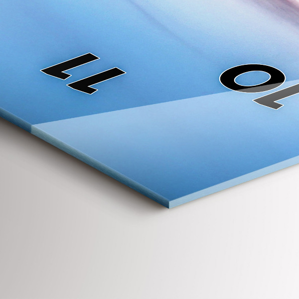 Horloge rectangulaire verticale 'Wroclaw vu d''un drone'