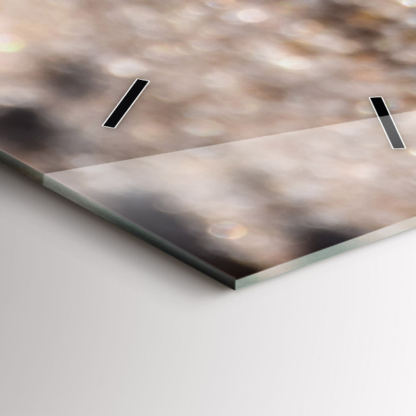 Horloge rectangulaire verticale Coquillages sur la plage