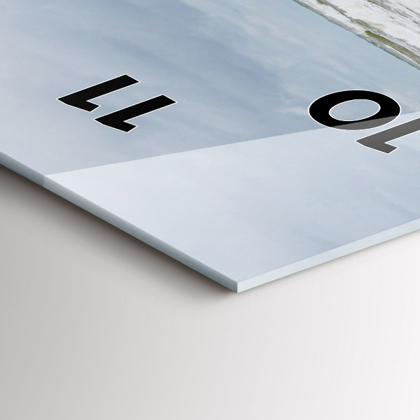 Horloge murale verticale Un moment avec un livre