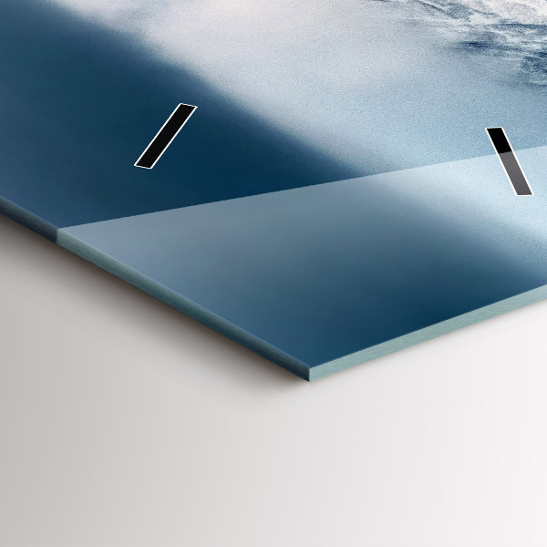 Horloge murale verticale Paysage hivernal des Tatras