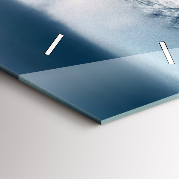 Horloge murale verticale Paysage hivernal des Tatras