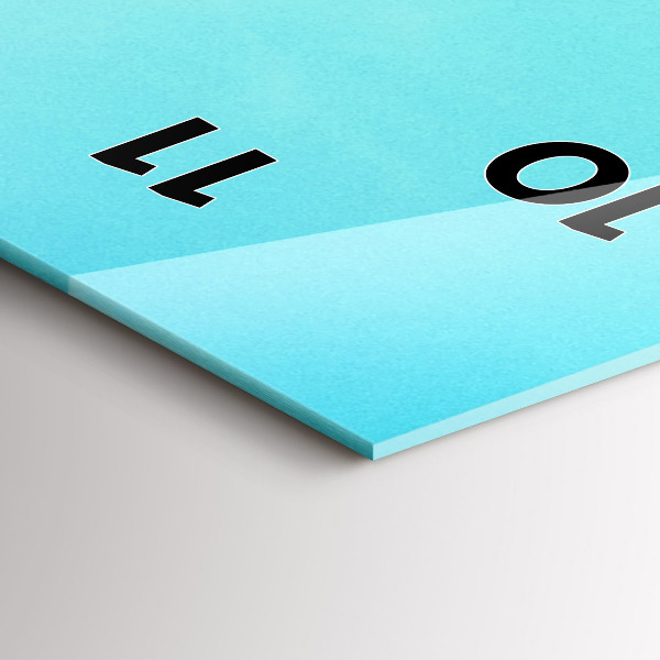 Horloge murale verticale Montagne et rivière en Pologne