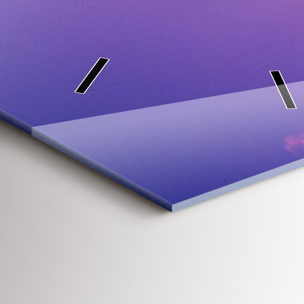 Horloge murale verticale Gratte-ciel à Varsovie