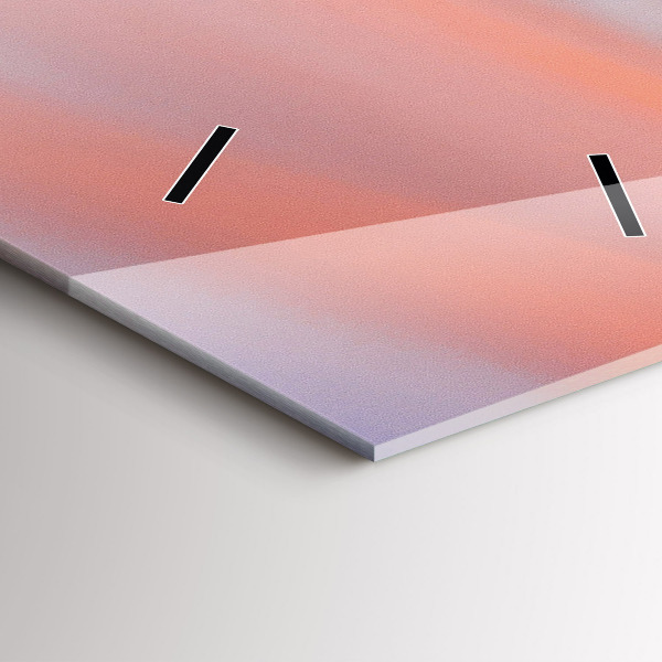 Horloge murale verticale Vue sur le lac