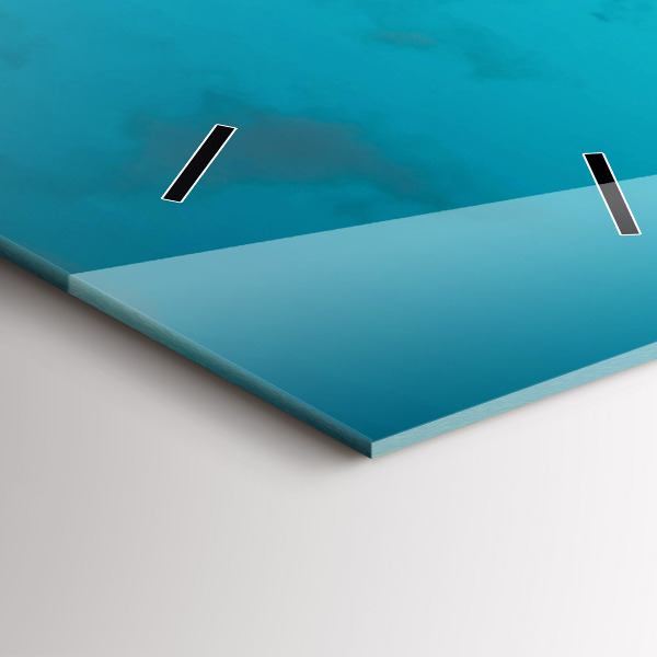 Horloge murale verticale Femme sur la route