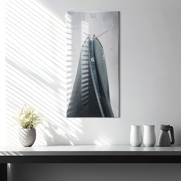 Horloge murale verticale Gratte-ciel à Milan