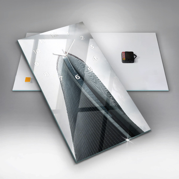 Horloge murale verticale Gratte-ciel à Milan