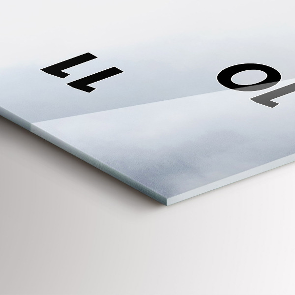 Horloge murale verticale Gratte-ciel à Milan