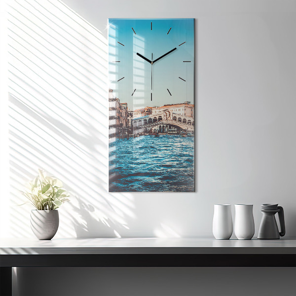 Horloge murale verticale Pont du Rialto à Venise