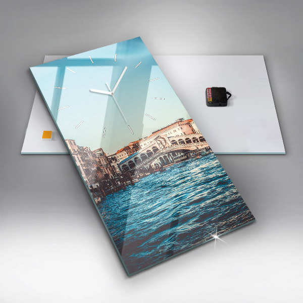 Horloge murale verticale Pont du Rialto à Venise