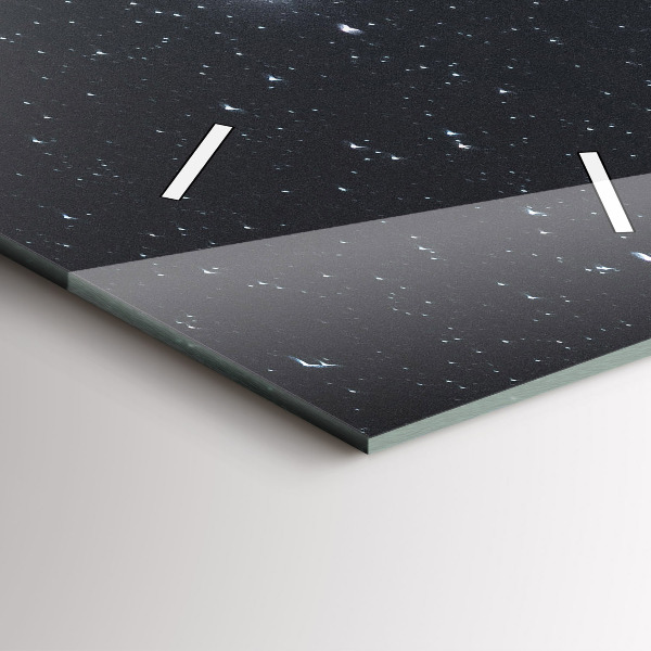 Horloge murale verticale Montagne sous les étoiles