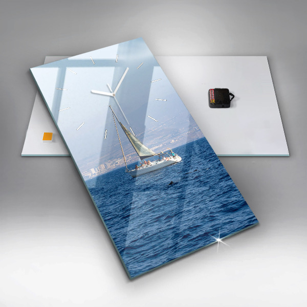 Horloge murale verticale Yacht à Tenerife
