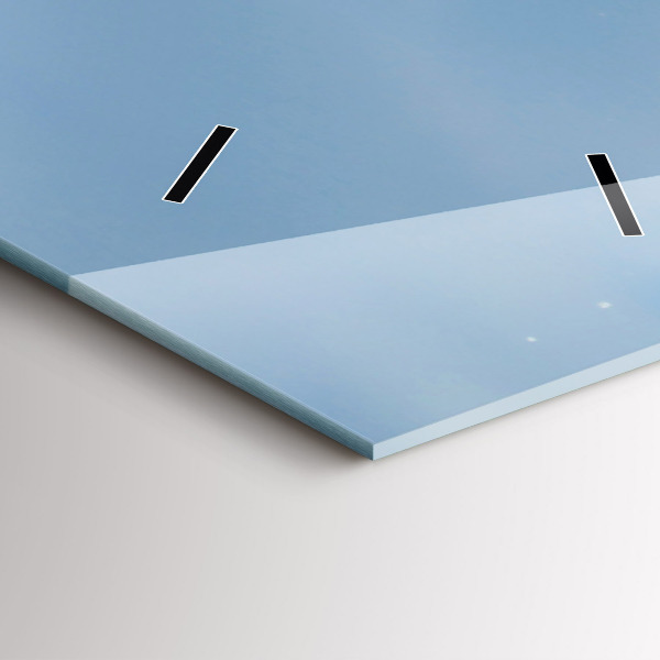 Horloge murale verticale Photographie des vagues de la mer