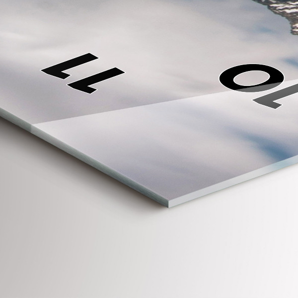 Horloge murale verticale Hautes Tatras en Slovaquie