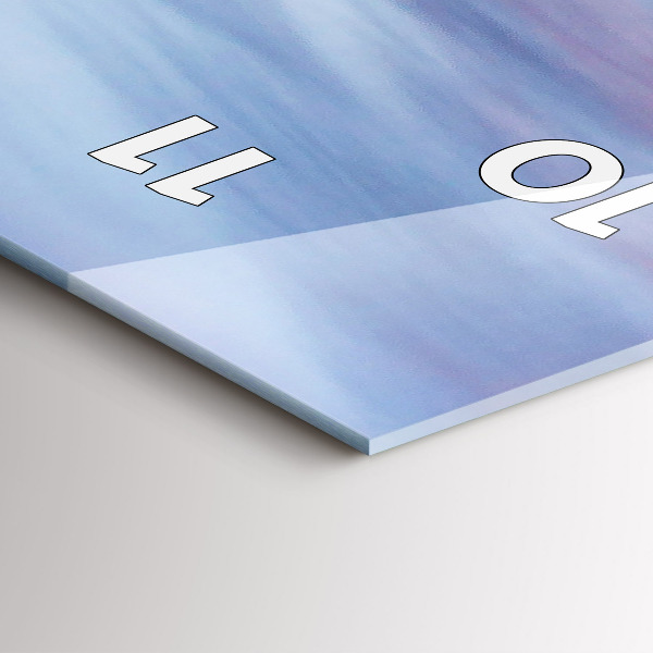 Horloge murale verticale Chalet à la montagne