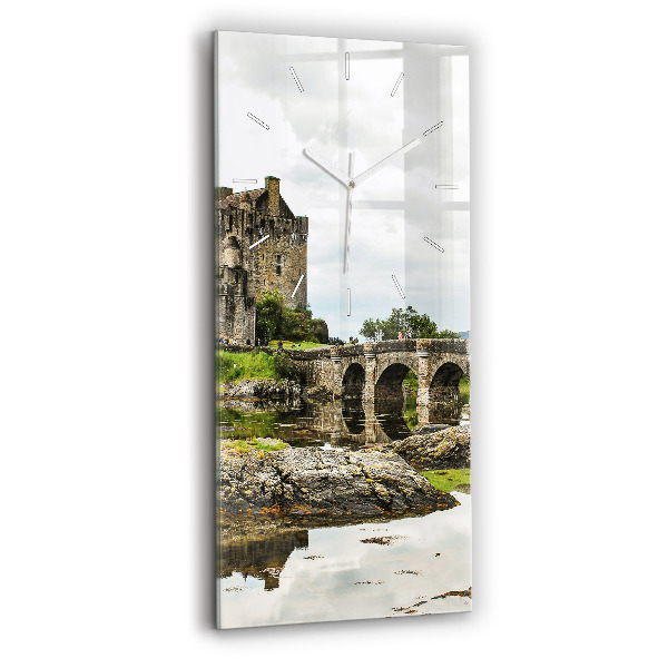 Horloge murale verticale 'Château d''Eilean Donan Écosse'