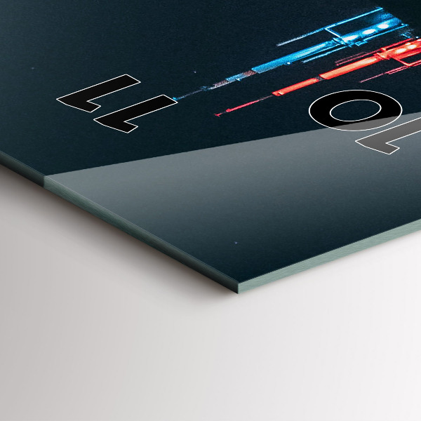 Horloge murale verticale Paysage urbain de Chicago