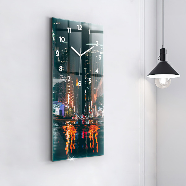 Horloge murale verticale Hilton Houston