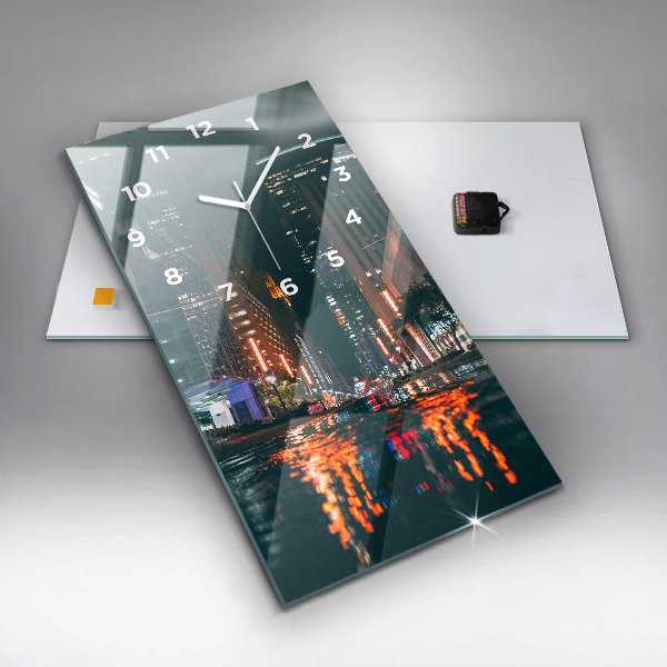 Horloge murale verticale Hilton Houston