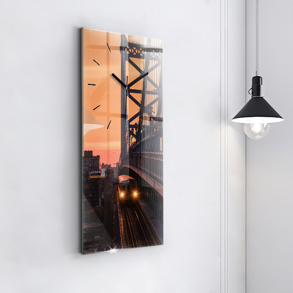 Horloge murale verticale Pont Benjamin Franklin