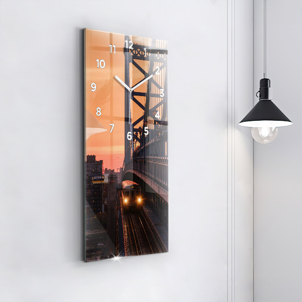 Horloge murale verticale Pont Benjamin Franklin