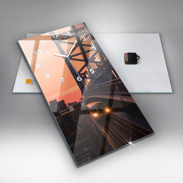 Horloge murale verticale Pont Benjamin Franklin