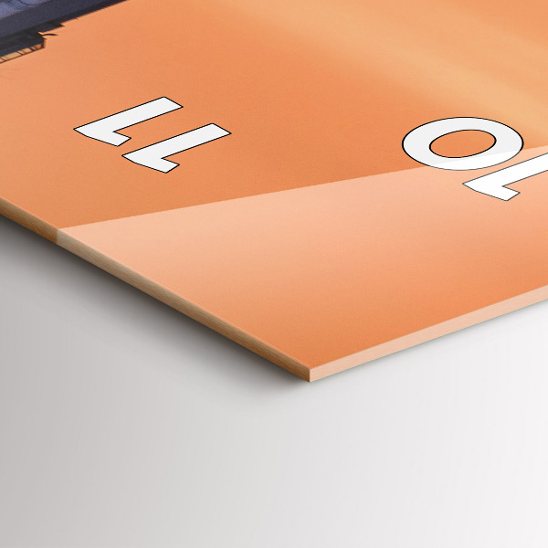 Horloge murale verticale Pont Benjamin Franklin