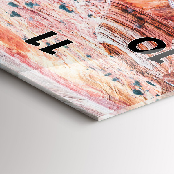 Horloge murale verticale Le pittoresque Grand Canyon