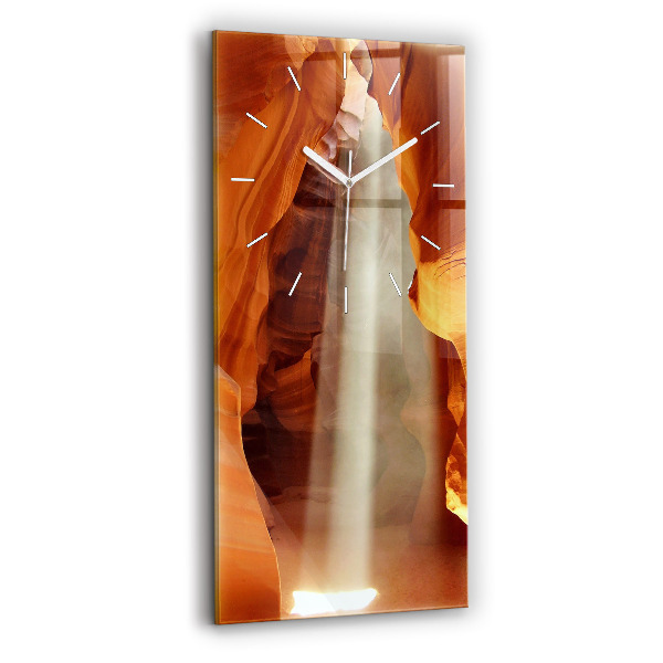 Horloge murale verticale Canyon du désert