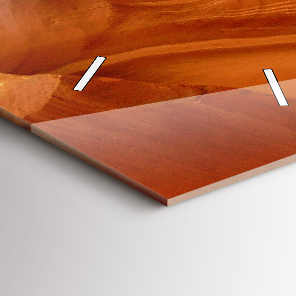 Horloge murale verticale Canyon du désert