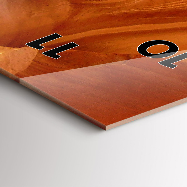 Horloge murale verticale Canyon du désert