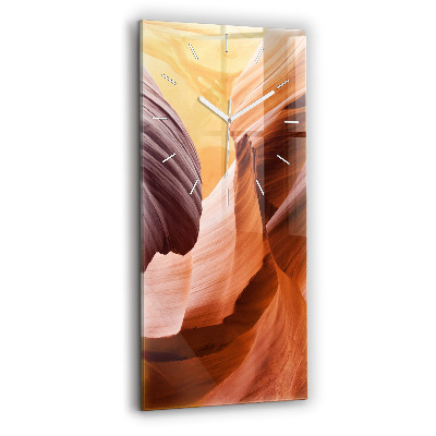 Horloge murale verticale Antelope Canyon