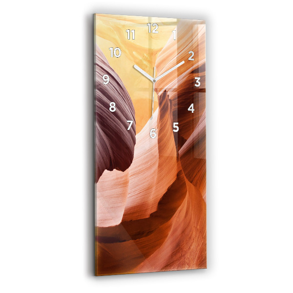 Horloge murale verticale Antelope Canyon